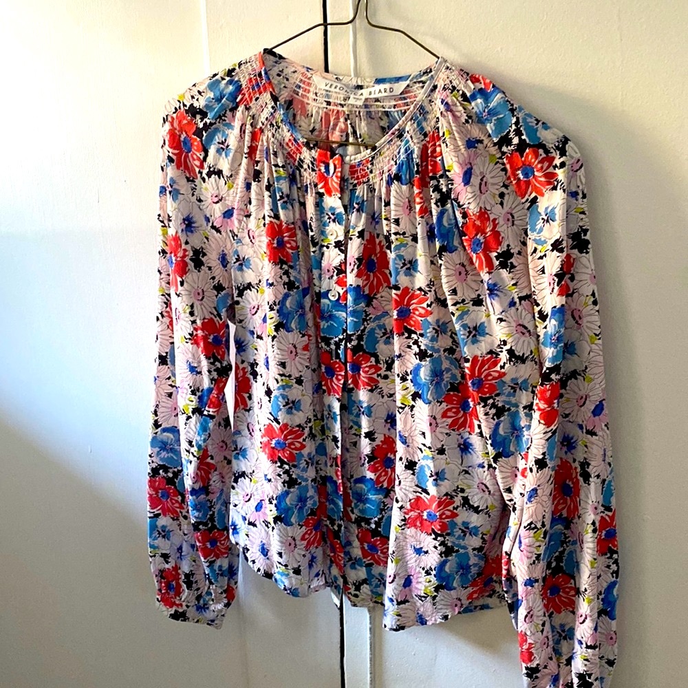 Veronica Bead silk top